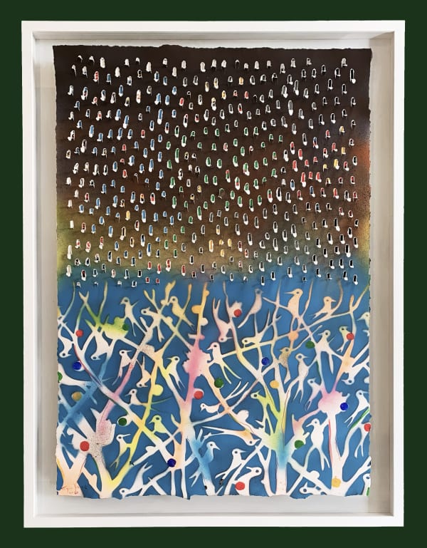 Toyin Loye, “Meeting Place” , 2020