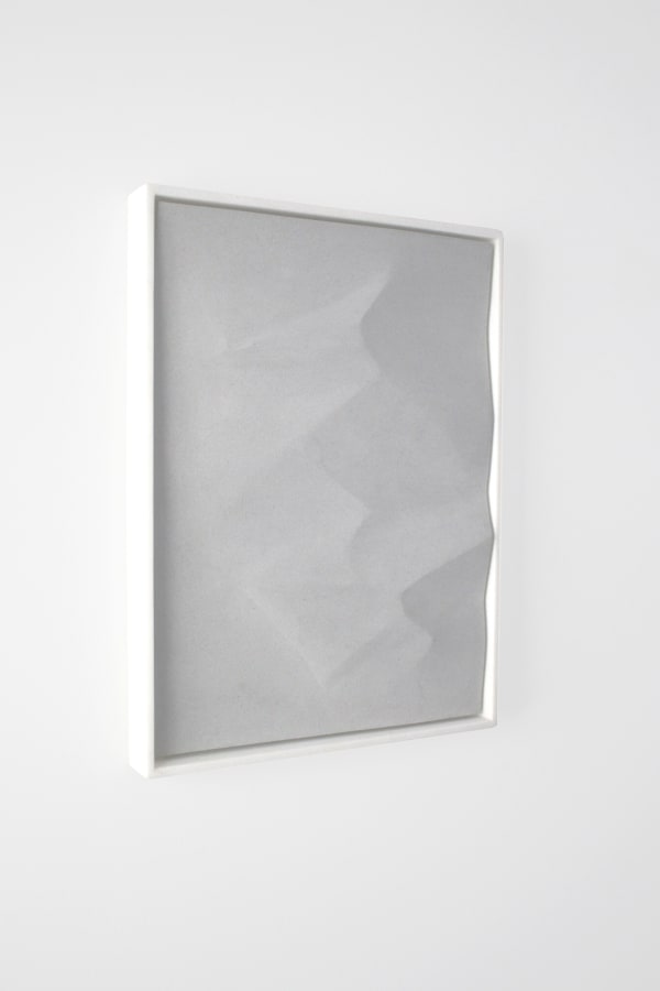 Andreas Blank, After a Conversation 5 (graues Relief), 2018