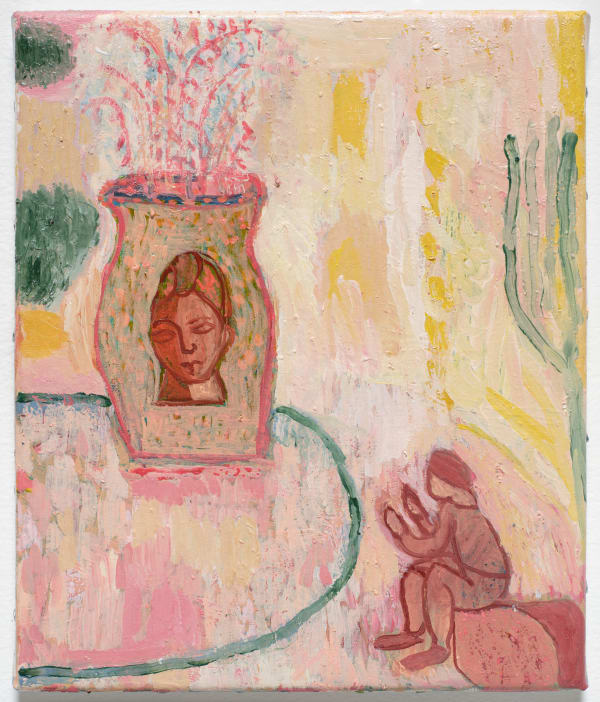 Catherine Anholt, Figure with Flowers 9, 2023