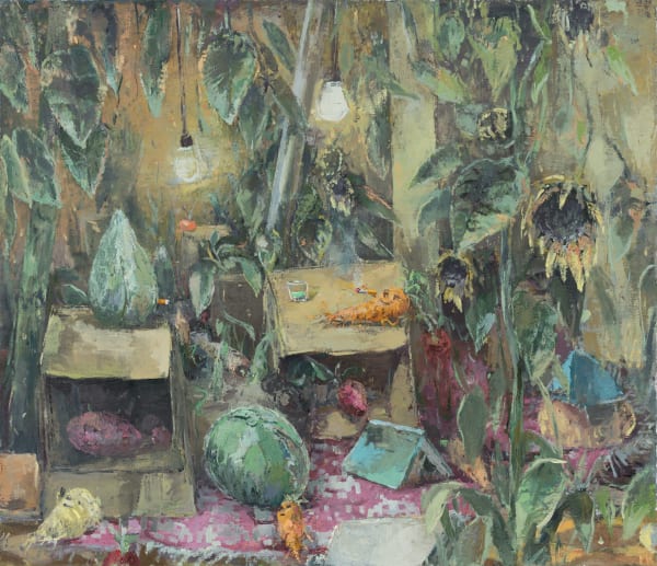 Fritz Bornstück, Reclining Roots (Kraut und Rüben), 2023