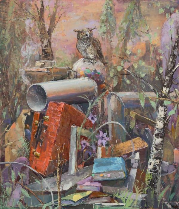 Fritz Bornstück, Roter Koffer (Souvenirs D'Amour) (Red Suitcase - love memories), 2023