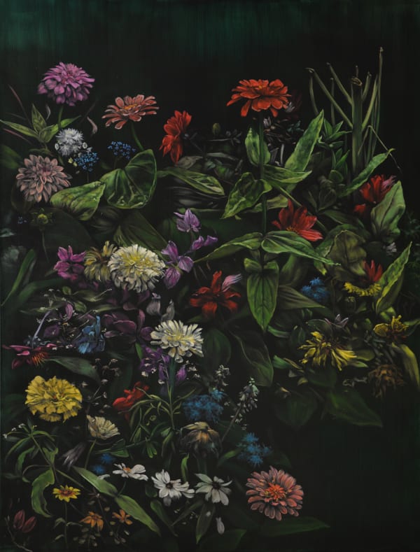 Helena Parada Kim, Zinnias, 2019