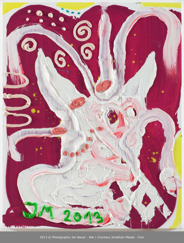 Jonathan Meese, THIS HOT FISH KNOWS NO HUMAN (WAR DE FISHES FOR COLD CALIGULA-DISHES), 2013