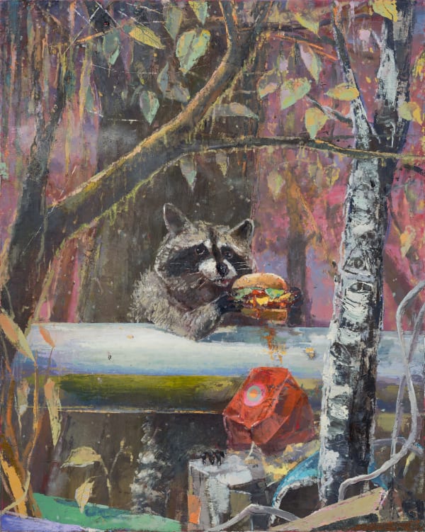 Fritz Bornstück, Burger Place (Pink's Not Red) , 2024