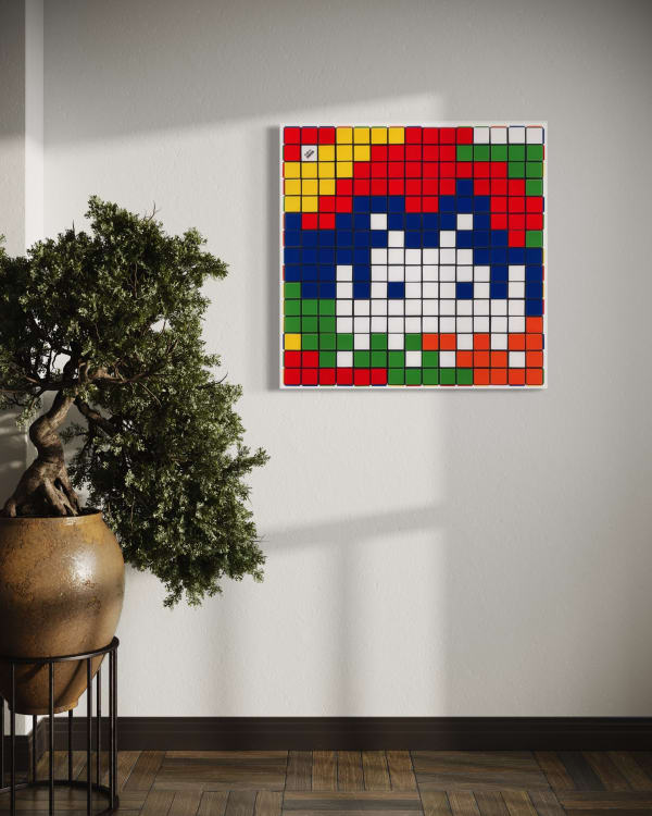 Invader, Rubik Camouflage, 2023