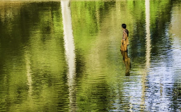 Christine finkelson, Cambodian Fisherman, 2017