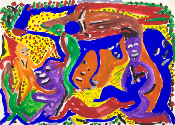 Wanyu Brush, Poor Bird, 1990