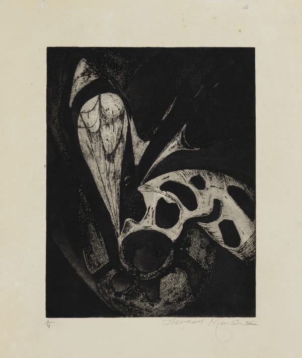 Theresa Musoke, Butterfly, circa 1963-65