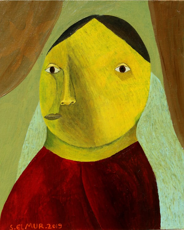 Salah Elmur, The Yellow Face, 2019
