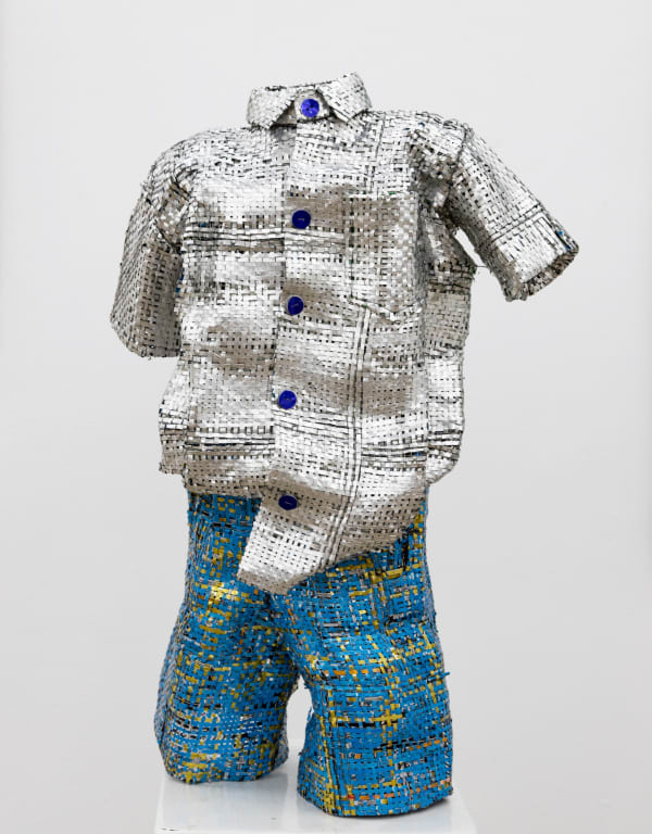 Dickens Otieno, School Uniform (Ongeti primary, silver shirt, blue shorts), 2022