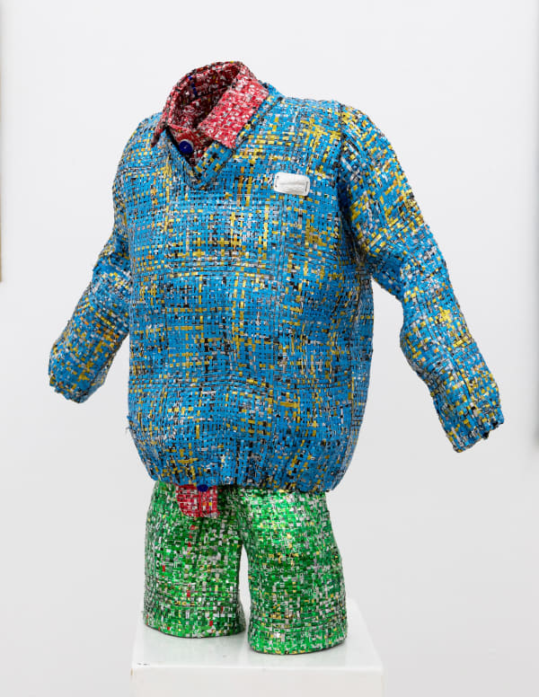 Dickens Otieno, School Uniform (Untitled, blue sweater, green shorts), 2022