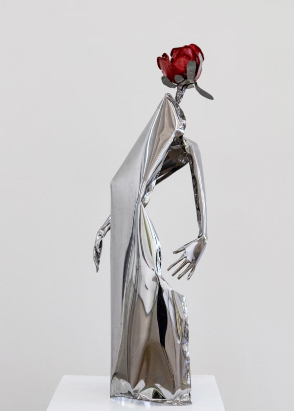 Austine Adika, Butterflies and Roses XII, 2025