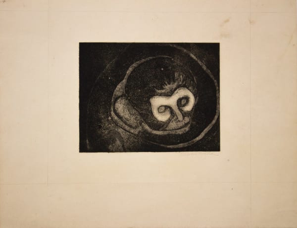 Theresa Musoke, Monkey in space, circa 1963-65