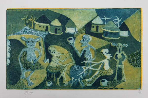 George Lilanga, Untitled, Undated