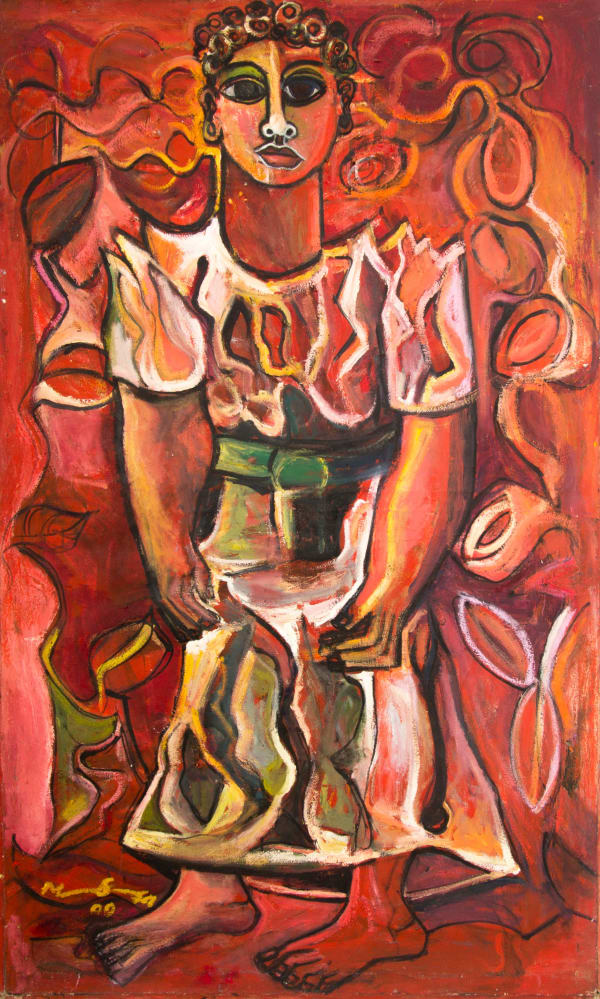 Geoffrey Mukasa - Lady in Busuti, 2000