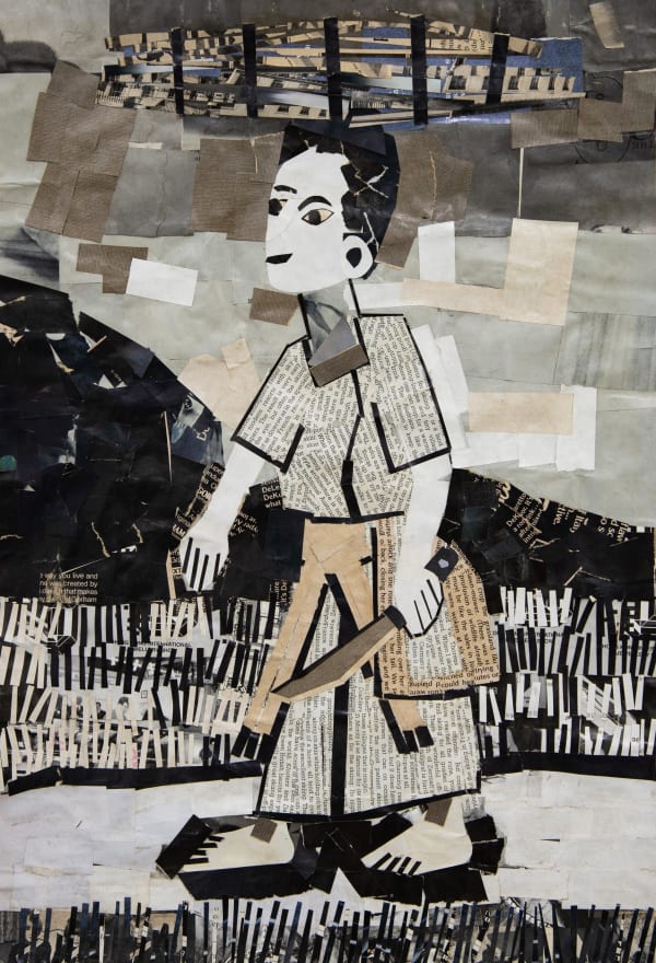 Rosemary Karuga, Villager carrying firewood, circa 1990s