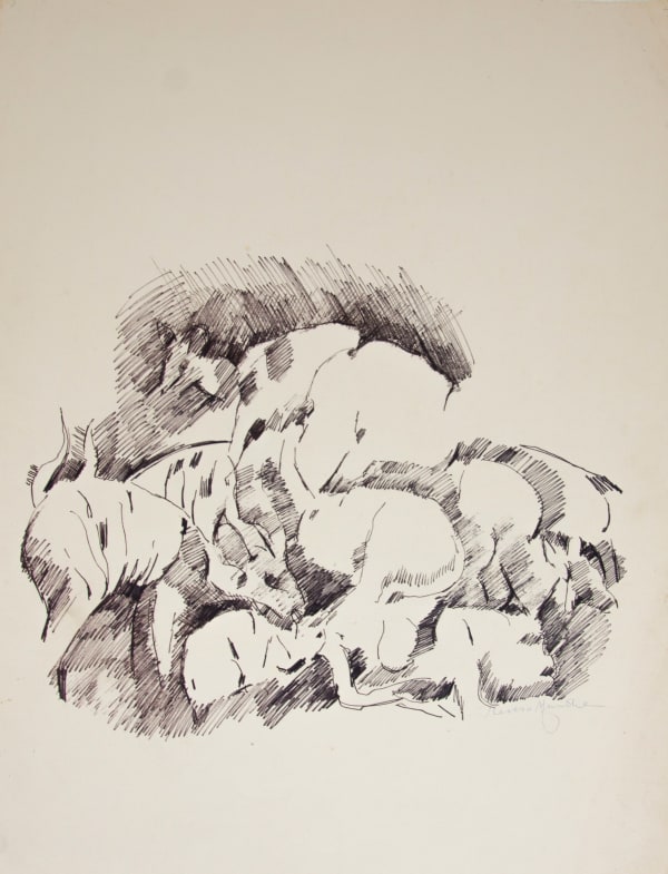 Theresa Musoke, Untitled (Gazelle xx), 1970