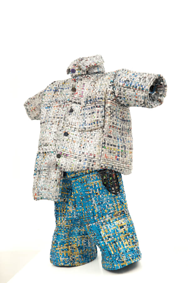 Dickens Otieno, School Uniform (blue shorts), 2020