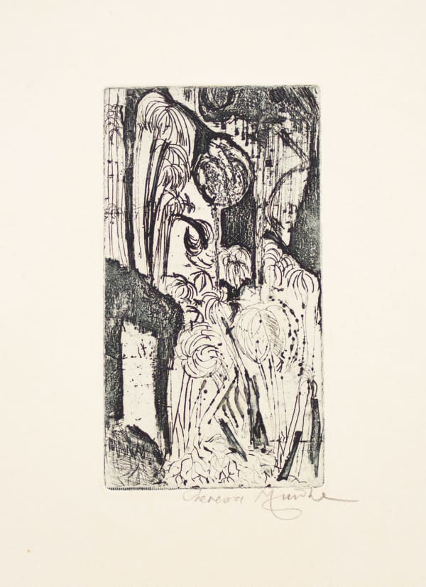 Theresa Musoke, Forest Scene, circa 1963-65