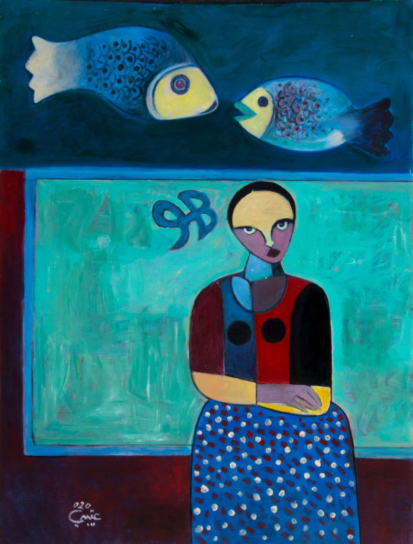 Mohamed Abdella Otaybi, Two Fishes, 2020