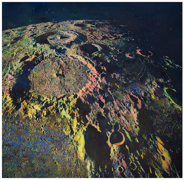 Wang Yuyang Moon Serie 4, 2014 250 x 250 cm