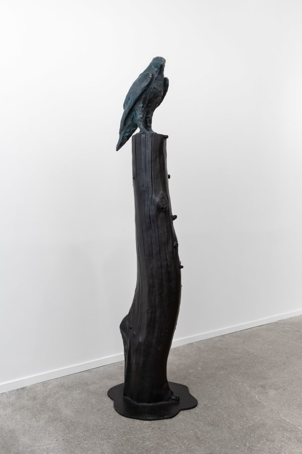 Roland Cognet, Faucon (bronze), 2022