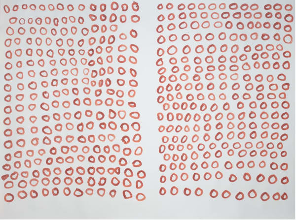 Carali McCall, Circle Drawing R / L , 2024