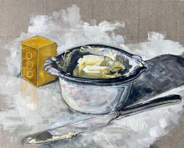 Katherine Perrins, Butter, Knife, Duplo, 2025