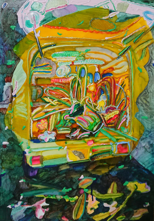 Tomoko Takagi, Flower shop's small van, 2020