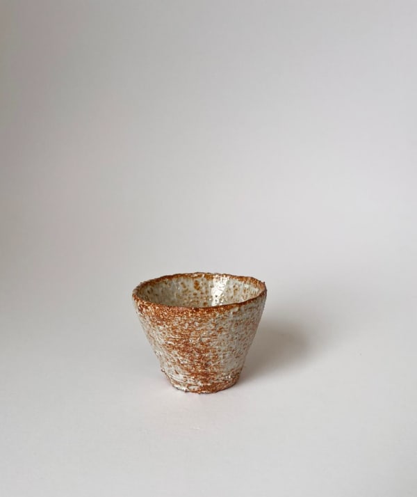 ARD, Small oxide bowl with white glaze, 2024