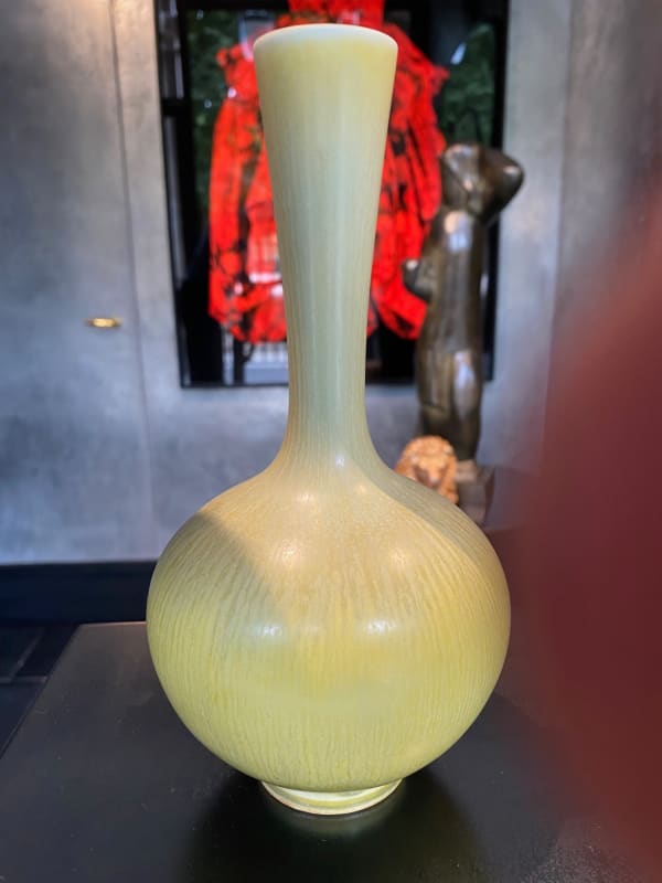 FRIBERG Berndt, Vase jaune vert anis, 1965