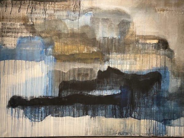 LEONG James Chang, Untitled drips series, 1957