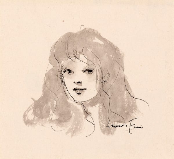 LEONOR FINI, Young woman's head, c. 1976