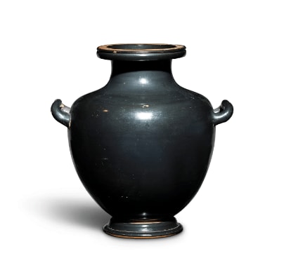 Black-glazed Kalpis, Attic Greek, c. 450 – 400 B.C.