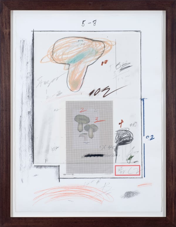 CY TWOMBLY, Mushrooms No. III, 1975 – 76