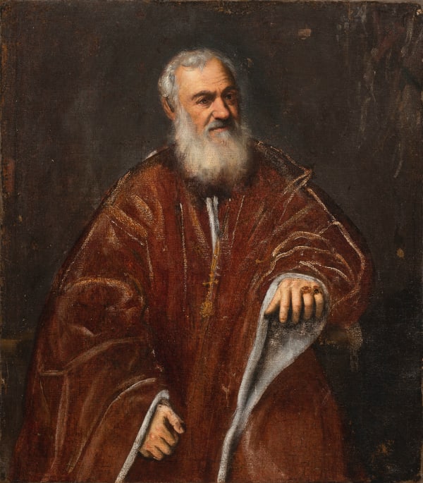 JACOPO TINTORETTO, Portrait of Tommaso Rangone, c. (?)1555–6