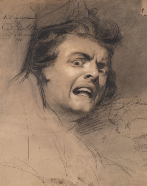 Self-portrait as a terrified man