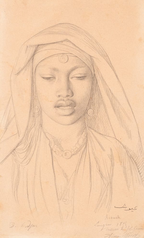 JEAN-LÉON GÉRÔME Portrait of a Woman (Aiouch), 1855-1856