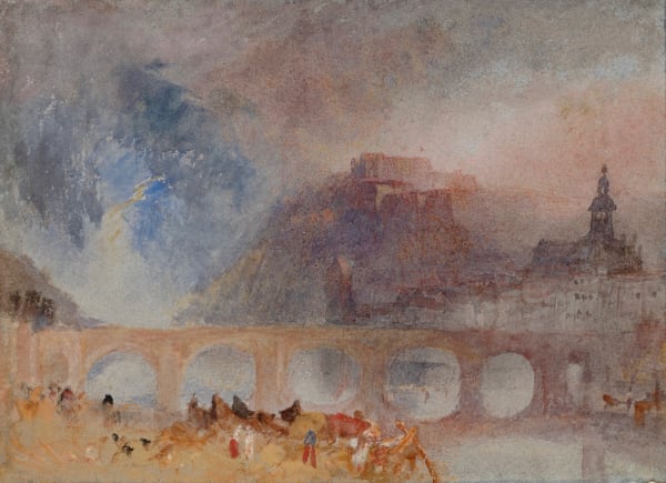 JOSEPH MALLORD WILLIAM TURNER R.A., View of Givet, on the Meuse, south of Dinant