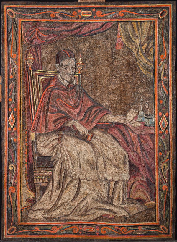 ANONYMOUS, Portrait of Pope Alessandro VII (After a print of the portrait by Pietro Paolo Vegli), c. 1665 - 1666