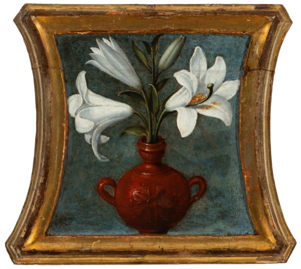 FRANCISCO PACHECO, Lilies in ceramic vessels