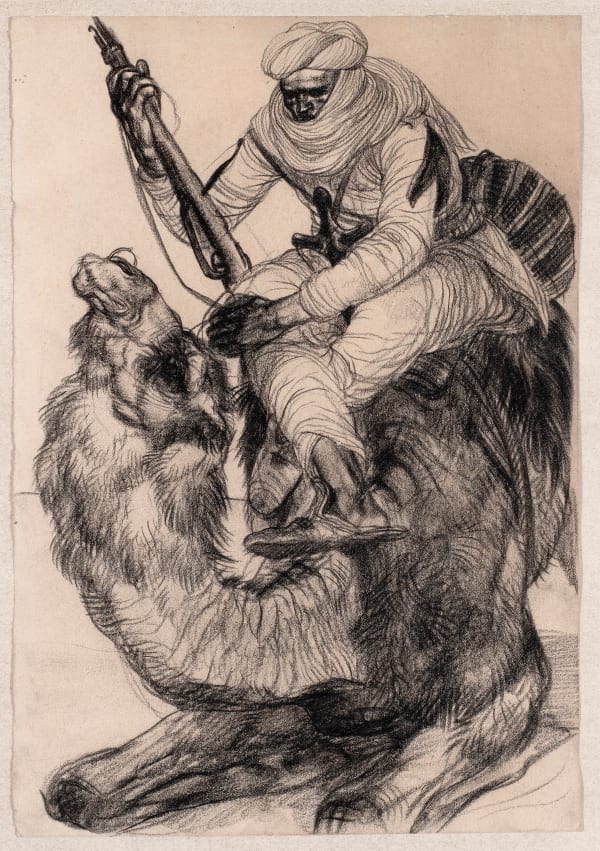 ROMANO DAZZI A Camelryman, c. 1923