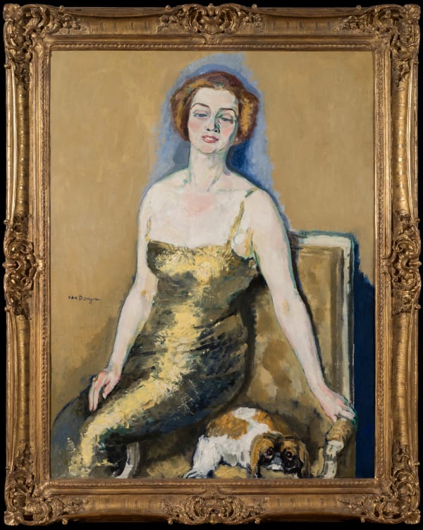 KEES VAN DONGEN, Portrait de Madame Van Der Velde, circa 1920-1923