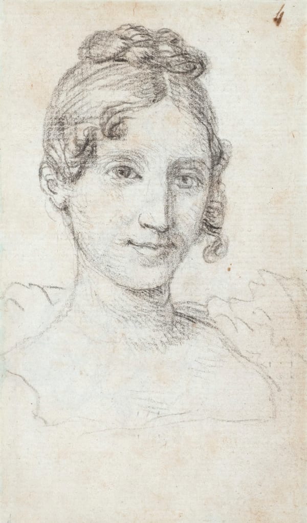 JACQUES-LOUIS DAVID, Study for the Portrait of the Countess Vilain XIIII, 1816