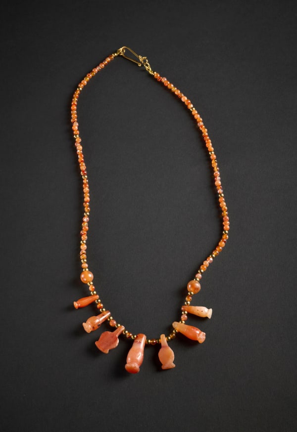 Poppy Amulet Necklace, Egyptian, New Kingdom, ca. 1550-1069 B.C.
