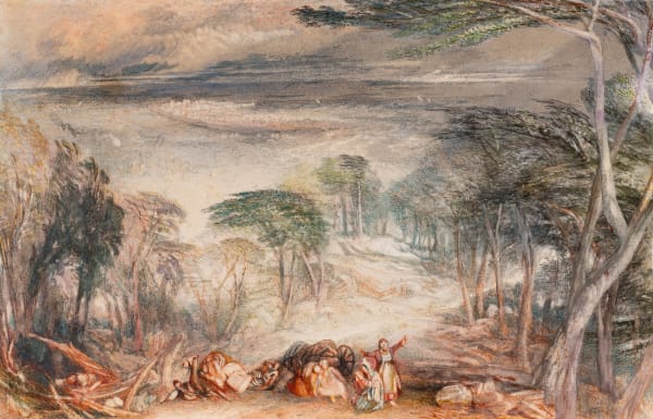 JOSEPH MALLORD WILLIAM TURNER, The Cedars of Lebanon, 1832-1834