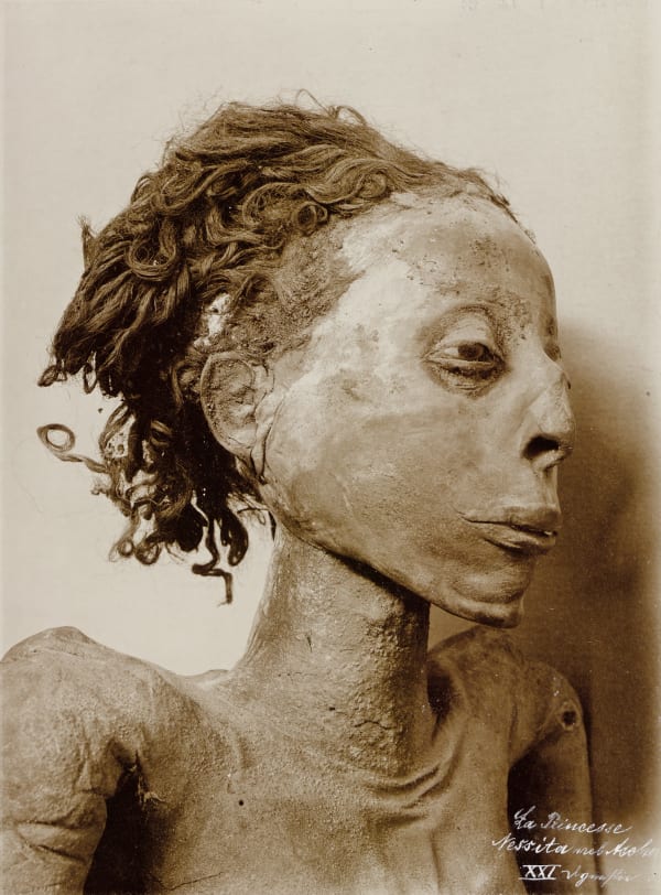 EMILE BRUGSCH, THE MUMMY OF PRINCESS NESTANEBETISHERU, XXI DYNASTY