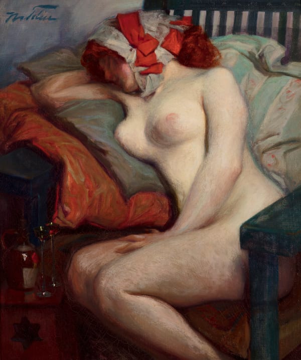 MANUEL FELIU DE LEMUS, Femme nue au repos