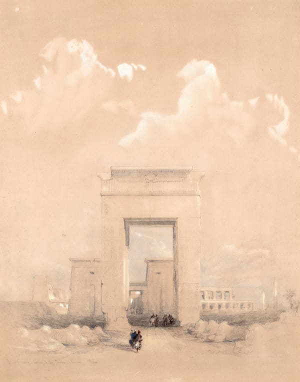 DAVID ROBERTS, Great Gateway, Leading to the Temple at Karnak, Thebes