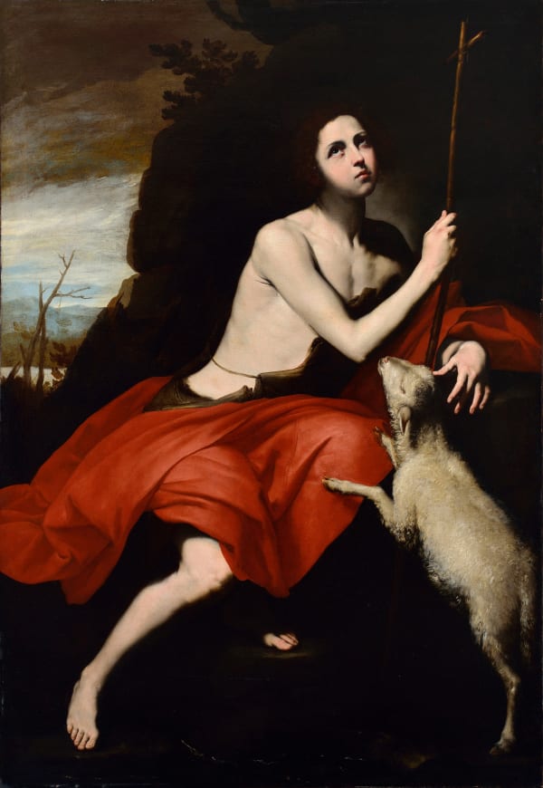 JUSEPE DE RIBERA, CALLED LO SPAGNOLETTO, Saint John the Baptist, c. 1635 – 40